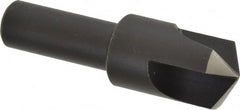 Cleveland - 3/4" Head Diam, 1/2" Shank Diam, 3 Flute 120° High Speed Steel Countersink - Exact Industrial Supply