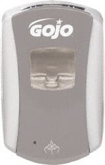 700 mL Foam Hand Soap Dispenser Hanging Mount, Plastic, Gray & White, ADA Compliant