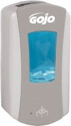 1200 mL Foam Hand Soap Dispenser Hanging Mount, Plastic, Gray & White, ADA Compliant