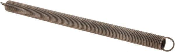 Associated Spring Raymond - 5/8" OD, Steel Extension Spring - 2.1 Lb/In Rating - Exact Industrial Supply