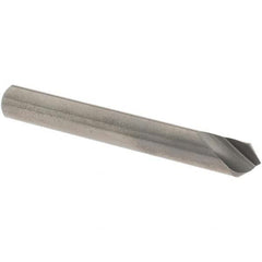 OSG - 1/4" Head Diam, 1/4" Shank Diam, 1 Flute 90° Solid Carbide Countersink - Exact Industrial Supply