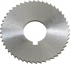 Controx - 1-1/2" Diam x 0.0469" Blade Thickness x 1/2" Arbor Hole Diam, 48 Tooth Slitting and Slotting Saw - Arbor Connection, Right Hand, Uncoated, Cobalt, Concave Ground, Contains Keyway - Exact Industrial Supply