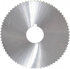 Controx - 2-1/2" Diam x 1/16" Blade Thickness x 5/8" Arbor Hole Diam, 72 Tooth Slitting and Slotting Saw - Arbor Connection, Right Hand, Uncoated, Cobalt, Concave Ground, Contains Keyway - Exact Industrial Supply