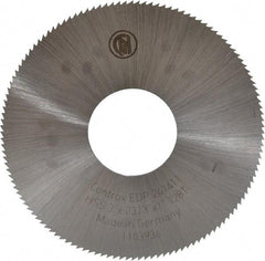 Controx - 3" Diam x 0.0313" Blade Thickness x 1" Arbor Hole Diam, 128 Tooth Slitting & Slotting Saw - Arbor Connection, Right Hand, Uncoated, M2 High Speed Steel, Concave Ground - Exact Industrial Supply