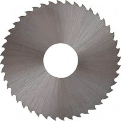 Controx - 1-3/4" Diam x 0.02" Blade Thickness x 1/2" Arbor Hole Diam, 44 Tooth Slitting and Slotting Saw - Arbor Connection, Right Hand, Uncoated, High Speed Steel, 15° Rake, Concave Ground - Exact Industrial Supply