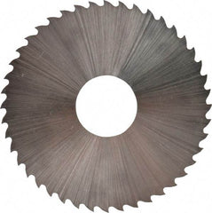 Controx - 1-3/4" Diam x 0.0313" Blade Thickness x 1/2" Arbor Hole Diam, 44 Tooth Slitting & Slotting Saw - Arbor Connection, Right Hand, Uncoated, M2 High Speed Steel, 15° Rake, Concave Ground - Exact Industrial Supply