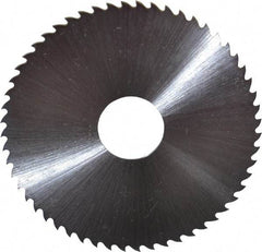 Controx - 2-1/2" Diam x 0.0313" Blade Thickness x 5/8" Arbor Hole Diam, 56 Tooth Slitting & Slotting Saw - Arbor Connection, Right Hand, Uncoated, M2 High Speed Steel, 15° Rake, Concave Ground - Exact Industrial Supply