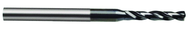 0.85mm Dia-Carbide Micro 4XD Drill-140° Point-Bright - Exact Industrial Supply