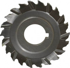 Controx - 2" Blade Diam x 1/8" Blade Thickness, 5/8" Hole, 22 Teeth, Cobalt Side Chip Saw - Staggered Tooth, Arbor Connection, Right Hand Cut, Uncoated, with Keyway - Exact Industrial Supply