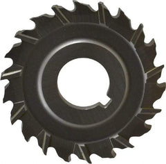 Controx - 2" Blade Diam x x 0.1563" Blade Thickness, 5/8" Hole, 22 Teeth, Cobalt Side Chip Saw - Staggered Tooth, Arbor Connection, Right Hand Cut, Uncoated, with Keyway - Exact Industrial Supply