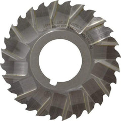 Controx - 2-1/2" Blade Diam x 1/16" Blade Thickness, 7/8" Hole, 28 Teeth, Cobalt Side Chip Saw - Staggered Tooth, Arbor Connection, Right Hand Cut, Uncoated, with Keyway - Exact Industrial Supply