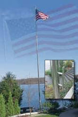 Valley Forge Flag Co - Flag Poles & Kits Type: Flag Pole Mounting: Portable - Exact Industrial Supply