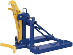 Vestil - 1,000 Lb Load Capacity, 30 & 55 Gal Forklift Drum Handler - 29" Wide x 33" High - Exact Industrial Supply