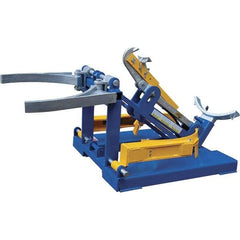 Vestil - 1,000 Lb Load Capacity, 30 & 55 Gal Forklift Drum Handler - 29" Wide x 28-3/4" High - Exact Industrial Supply