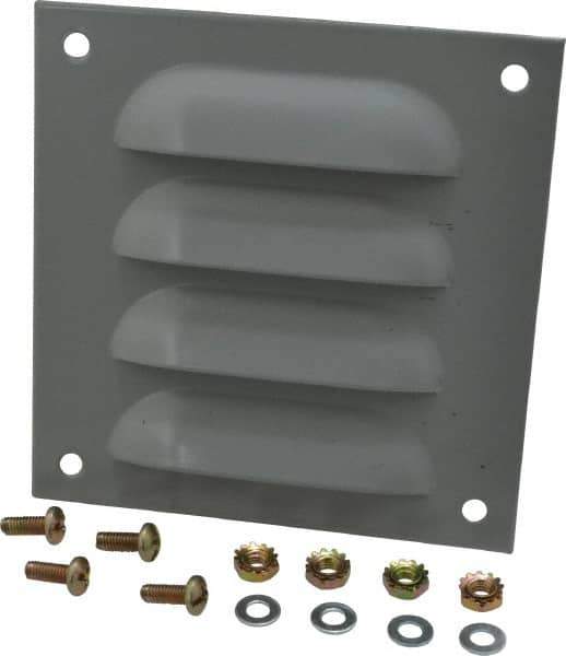 Cooper B-Line - Electrical Enclosure Steel Louver Plate Kit - For Use with Cooper B-Line Enclosures - Exact Industrial Supply