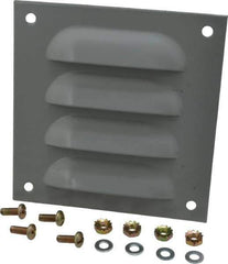 Cooper B-Line - Electrical Enclosure Steel Louver Plate Kit - For Use with Cooper B-Line Enclosures - Exact Industrial Supply