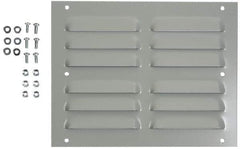 Cooper B-Line - Electrical Enclosure Steel Louver Plate Kit - For Use with Cooper B-Line Enclosures - Exact Industrial Supply