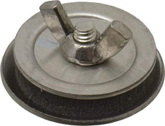 Cooper B-Line - 1/2" Conduit, 4X NEMA Rated, Electrical Enclosure Stainless Steel Hole Seal - UL Listed, Includes Oil-Resistant Gasket, Plated Stud & Wing Nut - Exact Industrial Supply