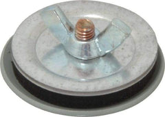 Cooper B-Line - 3/4" Conduit, 4, 12, 13, 3R NEMA Rated, Electrical Enclosure Steel Hole Seal - ANSI 61/UL Listed, Includes Oil-Resistant Gasket, Plated Stud & Wing Nut - Exact Industrial Supply