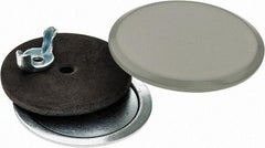 Cooper B-Line - 1-1/2" Conduit, 4, 12, 13, 3R NEMA Rated, Electrical Enclosure Steel Hole Seal - ANSI 61/UL Listed, Includes Oil-Resistant Gasket, Plated Stud & Wing Nut - Exact Industrial Supply