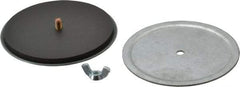 Cooper B-Line - 2-1/2" Conduit, 4, 12, 13, 3R NEMA Rated, Electrical Enclosure Steel Hole Seal - ANSI 61/UL Listed, Includes Oil-Resistant Gasket, Plated Stud & Wing Nut - Exact Industrial Supply