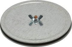 Cooper B-Line - 3" Conduit, 4, 12, 13, 3R NEMA Rated, Electrical Enclosure Steel Hole Seal - ANSI 61/UL Listed, Includes Oil-Resistant Gasket, Plated Stud & Wing Nut - Exact Industrial Supply