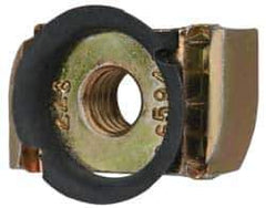 Cooper B-Line - Steel 3/8-16" Rod, Zinc Dichromate Steel Cone Strut Nut - 1100 Lb Capacity, 3/8-16" Bolt - Exact Industrial Supply