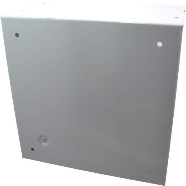 Cooper B-Line - Steel Junction Box Enclosure Screw Flat Cover - NEMA 1, 10" Wide x 10" High x 6" Deep - Exact Industrial Supply
