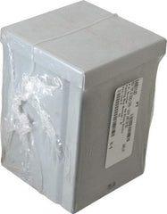 Cooper B-Line - Steel Junction Box Enclosure Screw Flat Cover - NEMA 3R, 4" Wide x 6" High x 4" Deep, Rainproof - Exact Industrial Supply