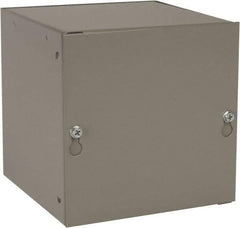 Cooper B-Line - Steel Junction Box Enclosure Screw Flat Cover - NEMA 1, 6" Wide x 6" High x 6" Deep - Exact Industrial Supply