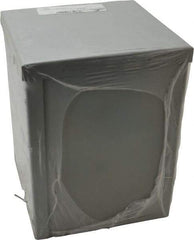 Cooper B-Line - Steel Junction Box Enclosure Screw Flat Cover - NEMA 3R, 6" Wide x 8" High x 6" Deep, Rainproof - Exact Industrial Supply