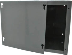 Cooper B-Line - Steel Junction Box Enclosure Screw Flat Cover - NEMA 1, 8" Wide x 8" High x 6" Deep - Exact Industrial Supply