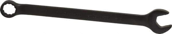Proto - 3/4" 12 Point Offset Combination Wrench - 15° Offset Angle, 11" OAL, Steel, Black Finish - Exact Industrial Supply
