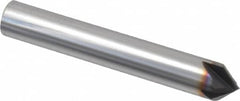 Niagara Cutter - 3/8" Diam 4 Flute Single End Solid Carbide Chamfer Mill - Exact Industrial Supply