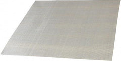 Value Collection - 33 Gage, 0.012 Inch Wire Diameter, 30 x 30 Mesh per Linear Inch, Stainless Steel, Wire Cloth - 0.021 Inch Opening Width, 12 Inch Wide x 12 Inch Stock Length - Exact Industrial Supply