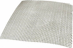 Value Collection - 18 Gage, 0.047 Inch Wire Diameter, 4 x 4 Mesh per Linear Inch, Stainless Steel, Wire Cloth - 0.203 Inch Opening Width, 12 Inch Wide x 12 Inch Stock Length - Exact Industrial Supply