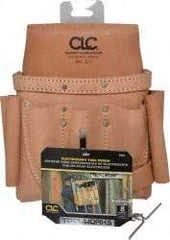 CLC - 8 Pocket Electrician's Holster - Leather - Exact Industrial Supply