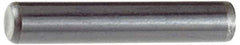 Holo-Krome - 3/8" Diam x 1" Pin Length 4000 Alloy Steel Oversized Dowel Pin - Black Luster Finish, C 47-58 & C 60 (Surface) Hardness, 1 Beveled & 1 Rounded End - Exact Industrial Supply