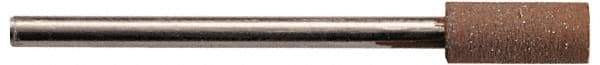 Made in USA - 5/8" Head Diam x 3/8" Head Thickness CBN Grinding Pin - 1/4" Shank Diam - Exact Industrial Supply