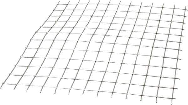 Value Collection - 14 Gage, 0.08 Inch Wire Diameter, 1 x 1 Mesh per Linear Inch, Stainless Steel, Welded Fabric Wire Cloth - 0.92 Inch Opening Width, 12 Inch Wide x 12 Inch Stock Length - Exact Industrial Supply