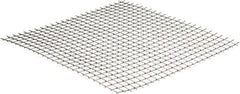 Value Collection - 16 Gage, 0.063 Inch Wire Diameter, 2 x 2 Mesh per Linear Inch, Stainless Steel, Welded Fabric Wire Cloth - 0.437 Inch Opening Width, 12 Inch Wide x 12 Inch Stock Length - Exact Industrial Supply