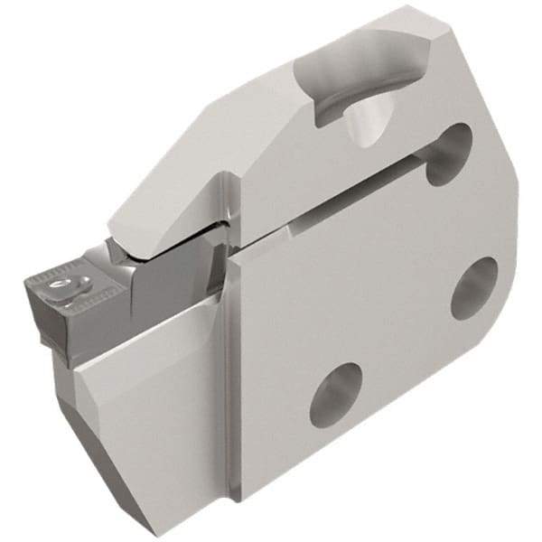 Iscar - Left Hand Cut, 4.76mm Insert Width, Cutoff & Grooving Support Blade for Indexables - 20mm Max Depth of Cut, 6mm Head Projection - Exact Industrial Supply