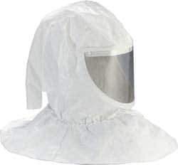 3M - Universal Size, PAPR/SAR Compatible Hood - White - Exact Industrial Supply