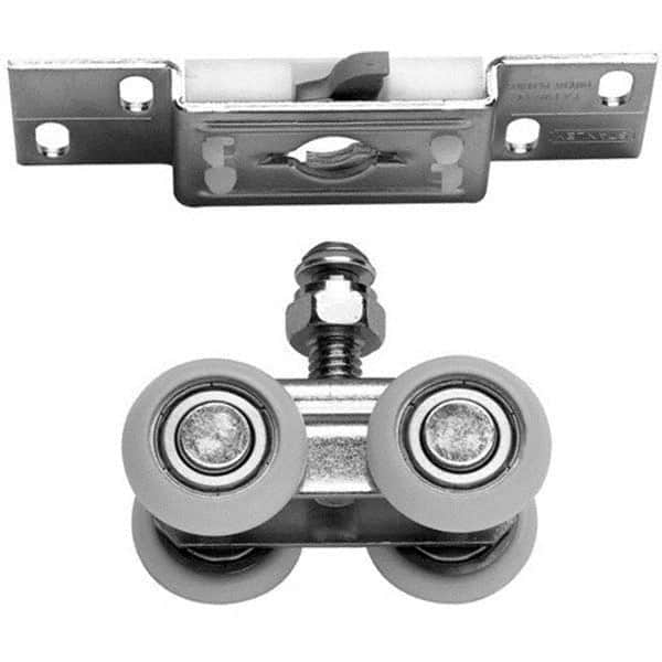 Stanley - Box Rail Accessories Type: Bypass Door Hanger Kit For Use With: Bypassing Closet Doors - Exact Industrial Supply