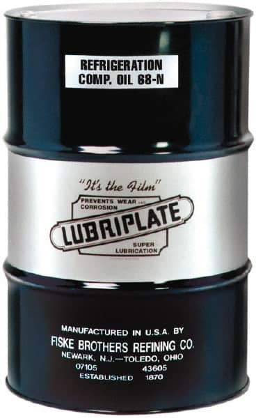 Lubriplate - 55 Gallon Drum Naphthenic Refrigeration Oil - 68 ISO, 20 SAE - Exact Industrial Supply