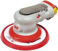 3M - 12,000 OPM, 17 CFM Air Consumption, 90 psi Air Pressure, Palm Air Orbital Sander - Round Pad, - Exact Industrial Supply