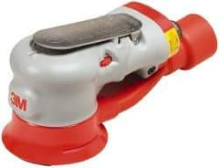 3M - 12,000 OPM, 17 CFM Air Consumption, 90 psi Air Pressure, Palm Air Orbital Sander - Round Pad, - Exact Industrial Supply