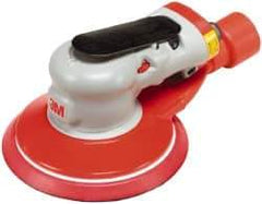 3M - 12,000 OPM, 17 CFM Air Consumption, 90 psi Air Pressure, Palm Air Orbital Sander - Round Pad, - Exact Industrial Supply