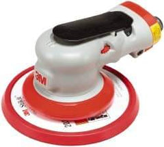 3M - 12,000 OPM, 17 CFM Air Consumption, 90 psi Air Pressure, Palm Air Orbital Sander - Round Pad, - Exact Industrial Supply