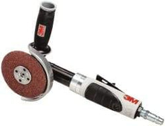 3M - 4" Wheel Diam, 12,000 RPM, Pneumatic Angle & Disc Grinder - 3/8-24 Spindle, 35 CFM - Exact Industrial Supply